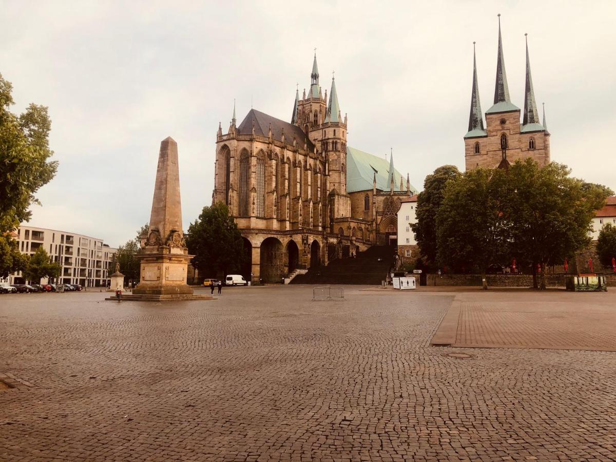 Ferienwohnungen Mey Haus Zum Rosenstock Erfurt Eksteriør bilde